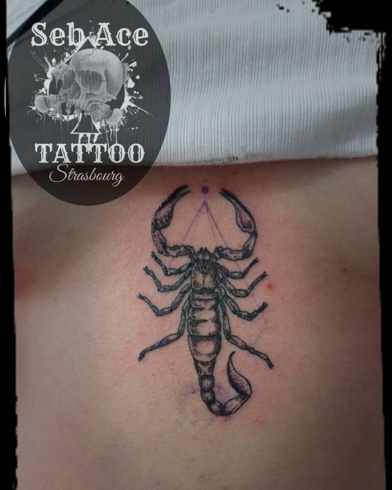 scorpion tattoo strasbourg la robertsau