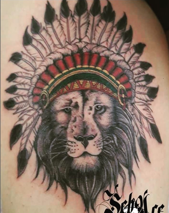 lion indien tattoo strasbourg la robertsau