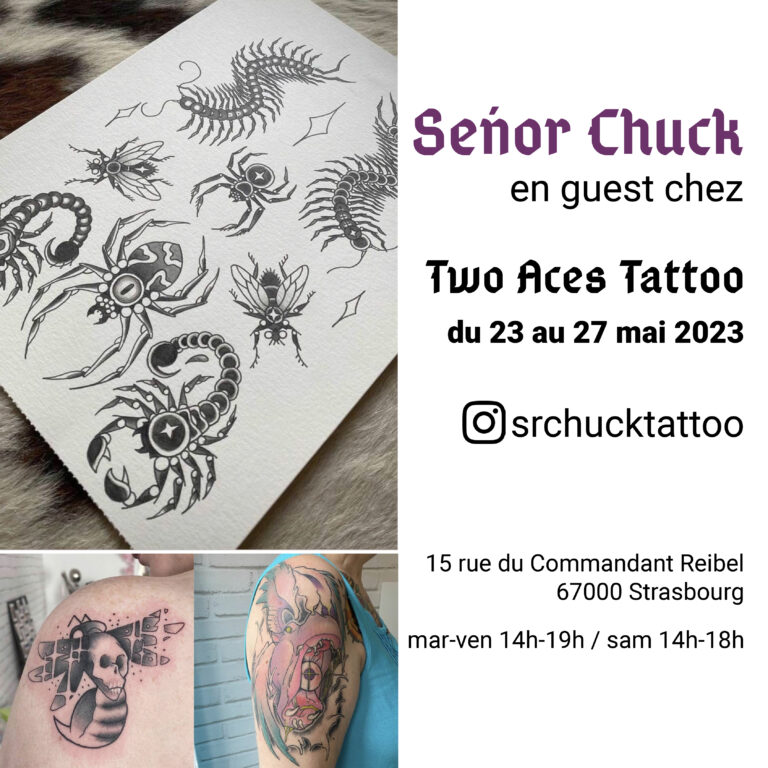 senor chuck noir guest tattoo robertsau strasbourg ink